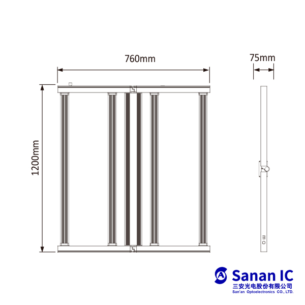 Led Cooltech 420w Sanan3030+660nm - Image 4