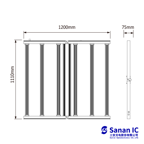 Led Cooltech 640w Sanan3030+660nm - Image 4
