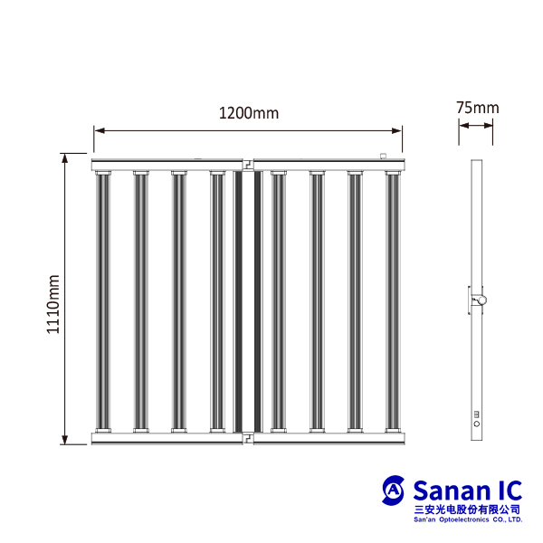 Led Cooltech 840w Sanan3030+660nm - Image 4