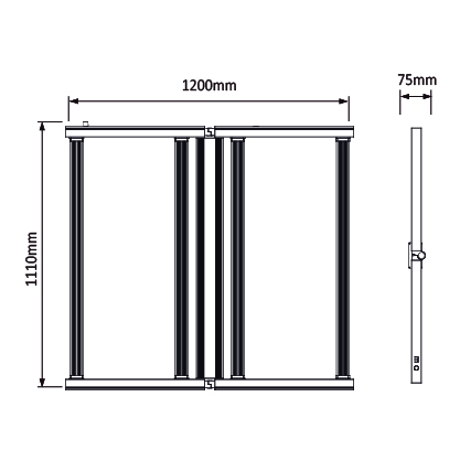 Led Cooltech 420w VERSION EXTENDIDA Sanan3030+660nm - Image 4