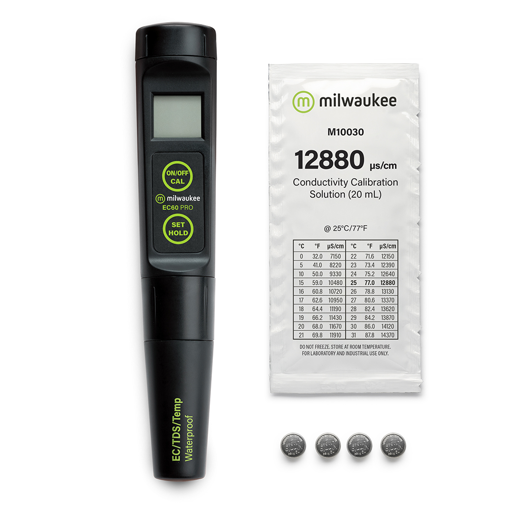 Medidor temperatura/EC/TDS/EC Milwaukee EC60 PRO 3 en 1 impermeable con sonda reemplazable - Image 6