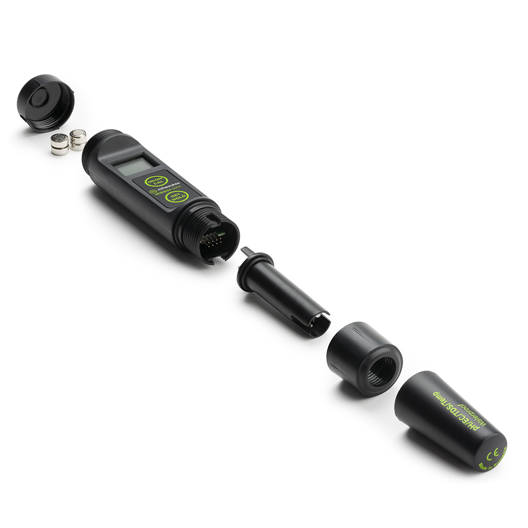 Medidor de pH/EC/TDS/Temp Milwaukee MW804 MAX 4 en 1 resistente al agua con sonda reemplazable - Image 4