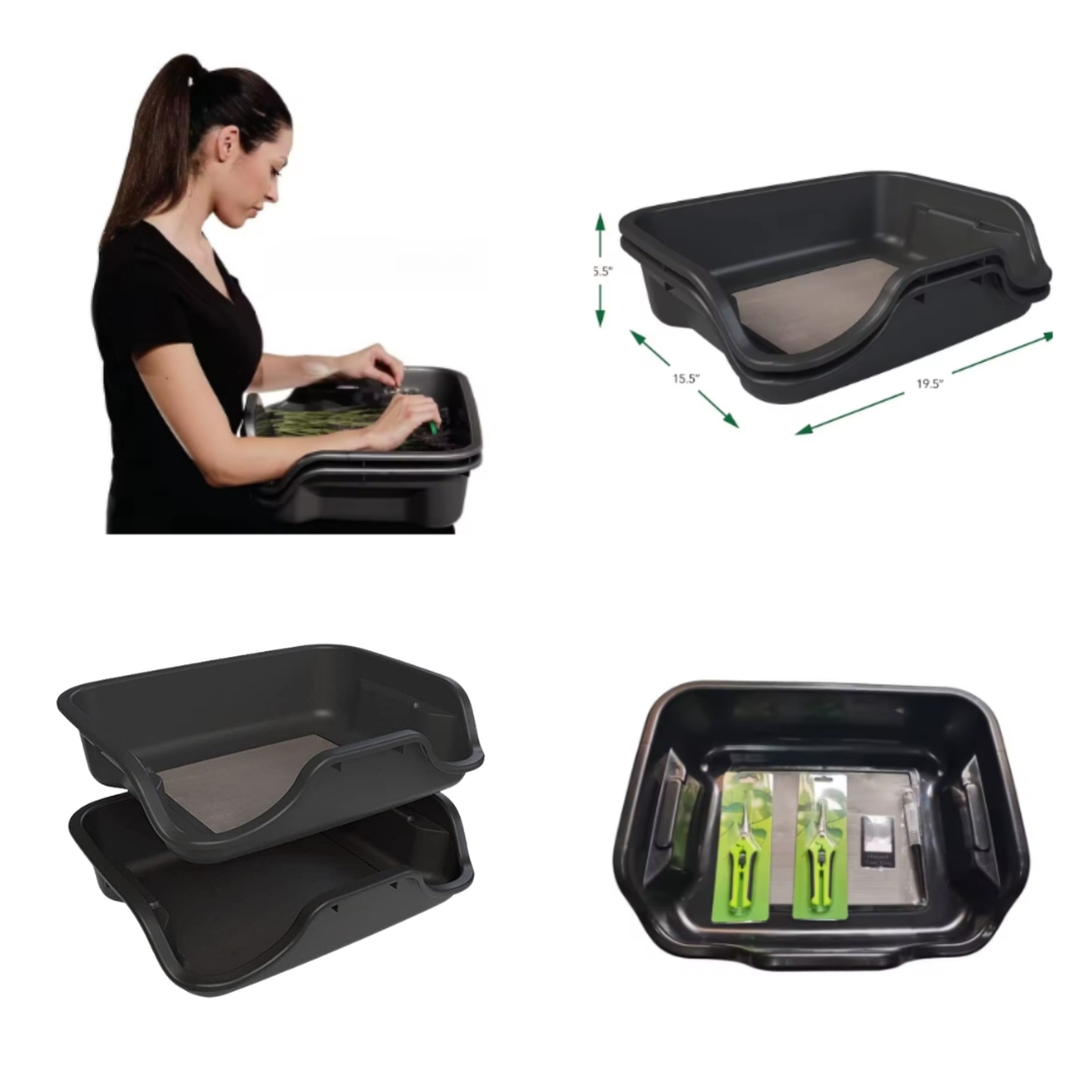 Bandeja Mego Hydroponics Trimming Tray 160 Model B + 1 Tijera - Image 4