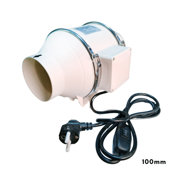 Extractor Kc Vents INLINE DUCT FAN 100mm