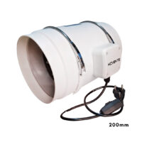 Extractor Kc Vents INLINE DUCT FAN 200mm